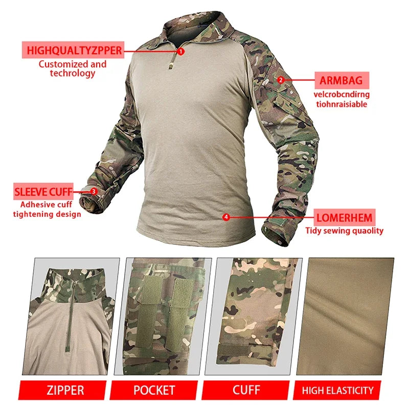 G3 Tactical pants (slim) &  Long sleeve