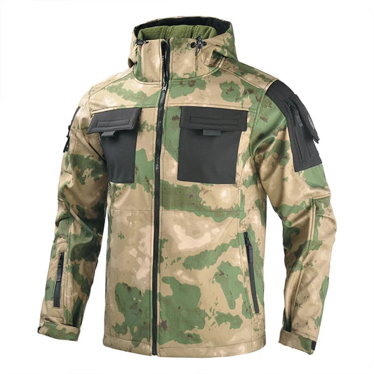 Soft Shell Tactical Jacket (half-black)