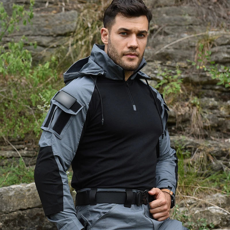 G3 Tactical pants (slim) & Long sleeve with a hood